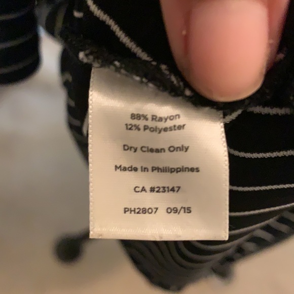 Black/ white stripped dress - Picture 8 of 10